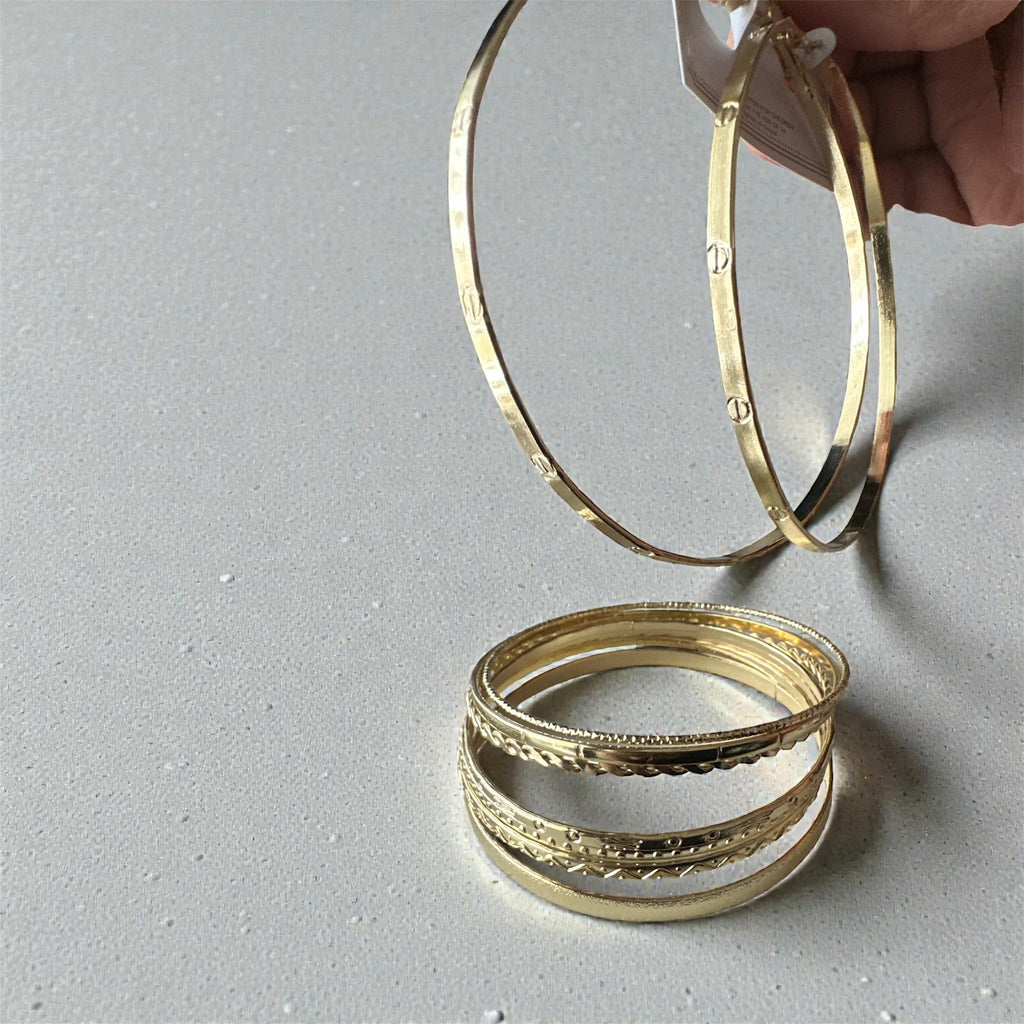 7 stack bangle set
