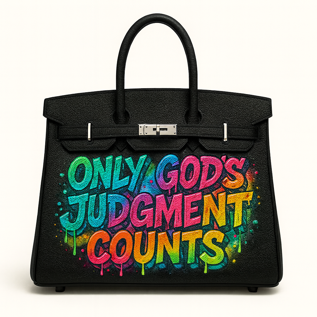 Only GOD can judge me tote (25cm)
