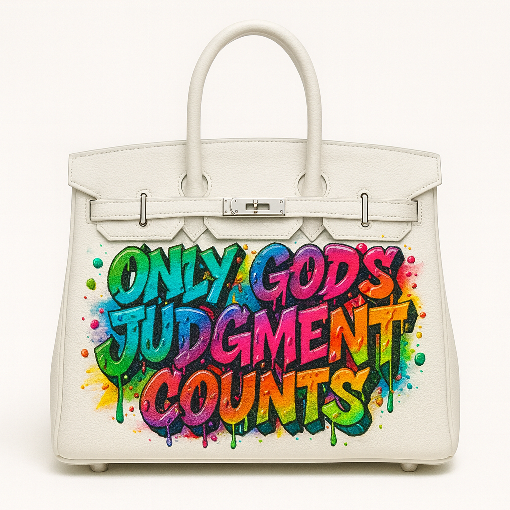 Only GOD can judge me tote (25cm)