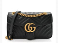 GUCCI GG Marmont Flap Bag Matelasse Leather