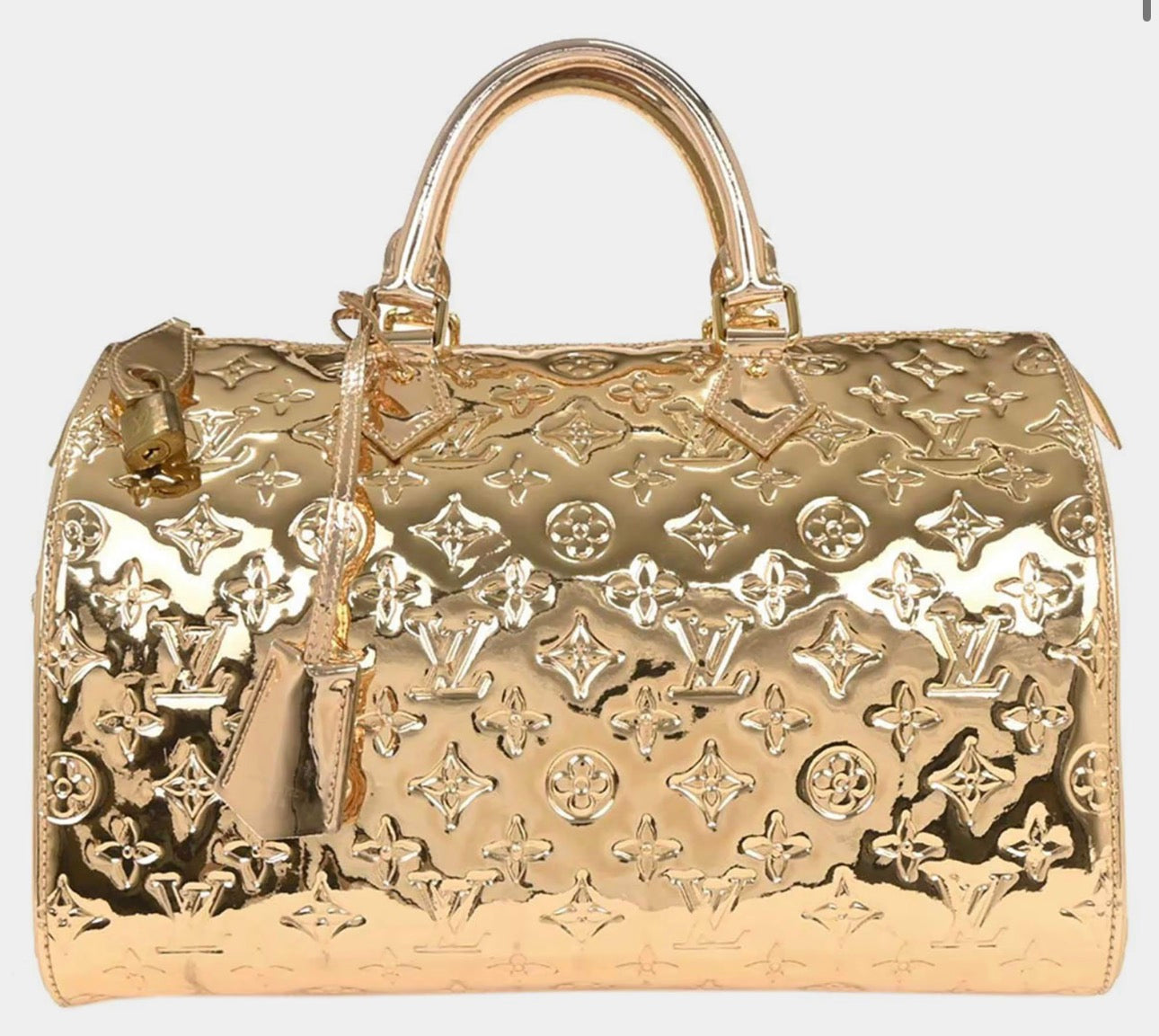 Louis Vuitton Gold Monogram mirror Speedy