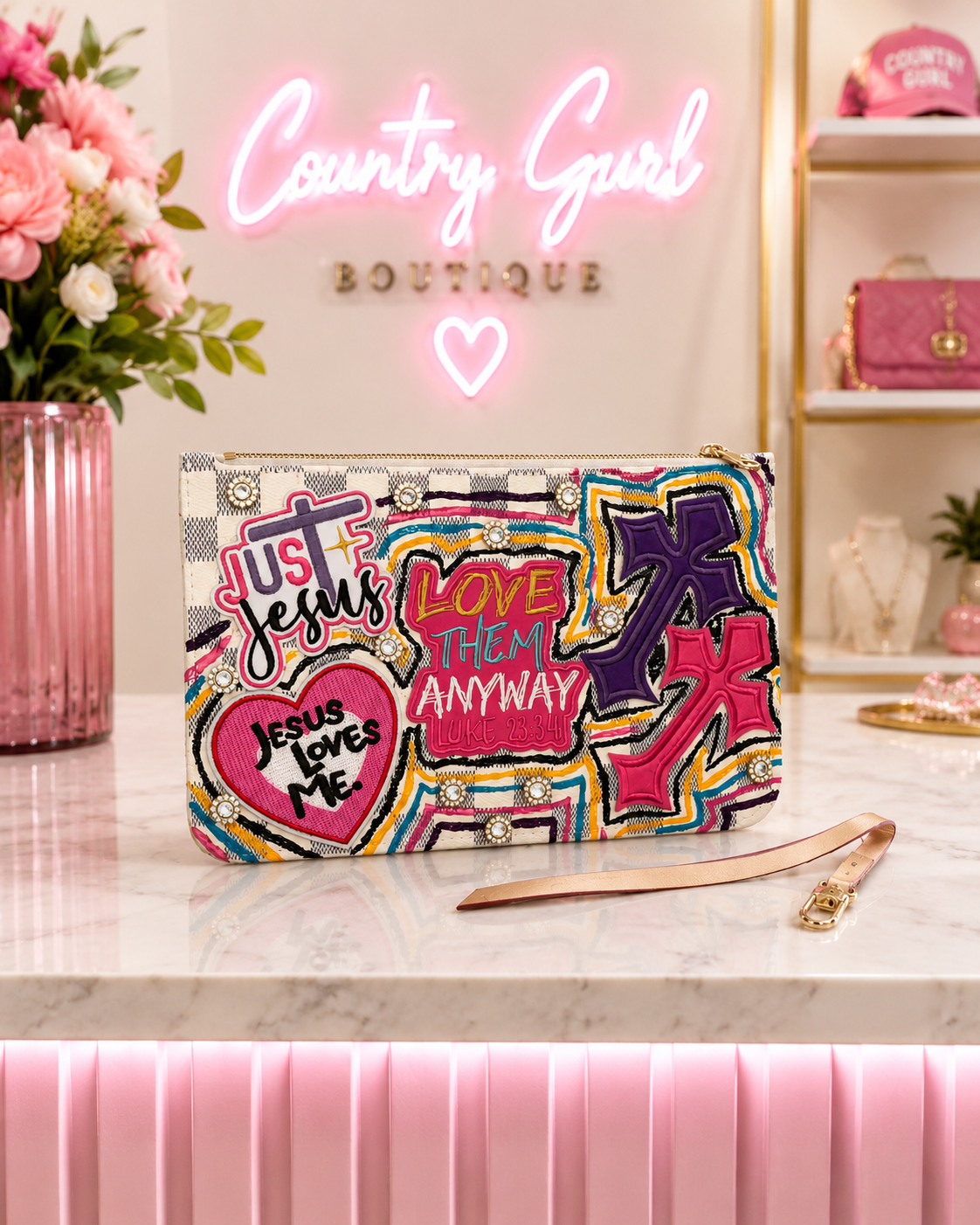 Love Them Anyway wristlet