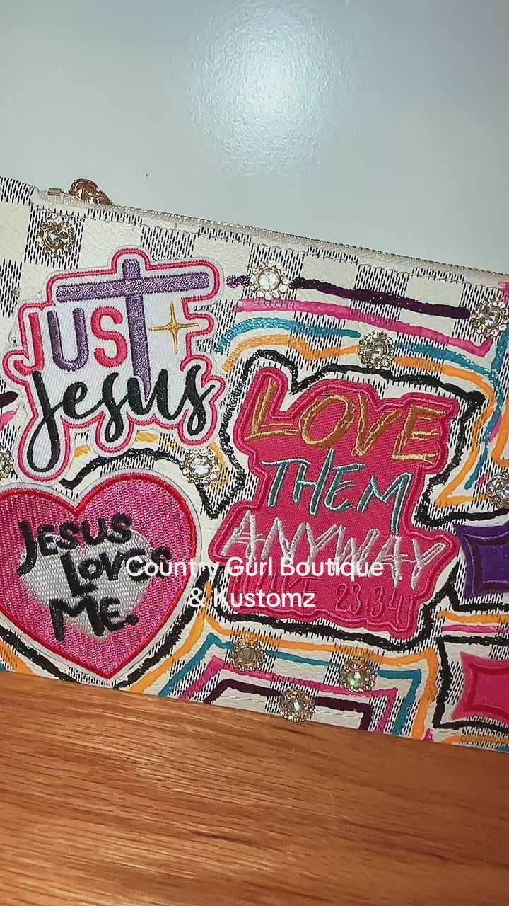 Love Them Anyway wristlet